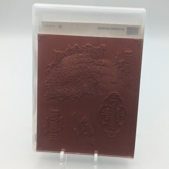 Stampin Up Stamp Set FLOURISH FILLIGREE 147870 Stamping Cardmaking Papercraft - Picture 2 of 2